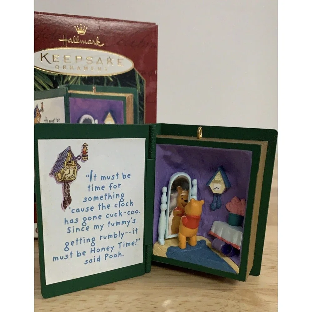 1999 Hallmark Keepsake Ornament Winnie The Pooh Honey Time Collector’s Series